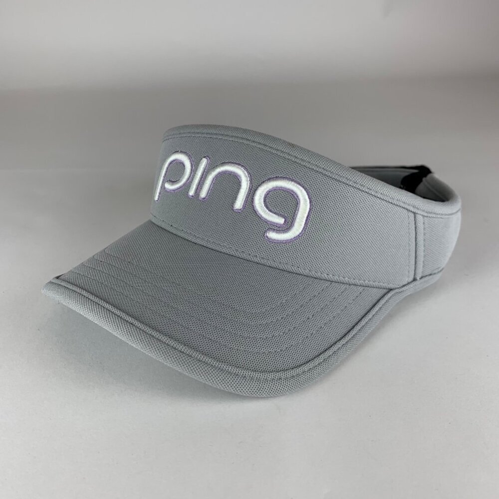 Ping Womens Gray Strapback Adjustable Visor